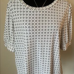 Adrianna Papell Print Blouse